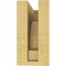 Ekena Millwork 3"W x 6"D x 6"H Classic Mediterranean Rough Cedar Woodgrain TimberThane Corbel, Primed Tan CORUR03X06X06MEDRCPR - alternate 2